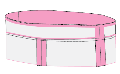 Step 6 — Press casing seam up